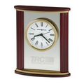 Howard Miller Victor Rectangle Wood & Glass Alarm Clock